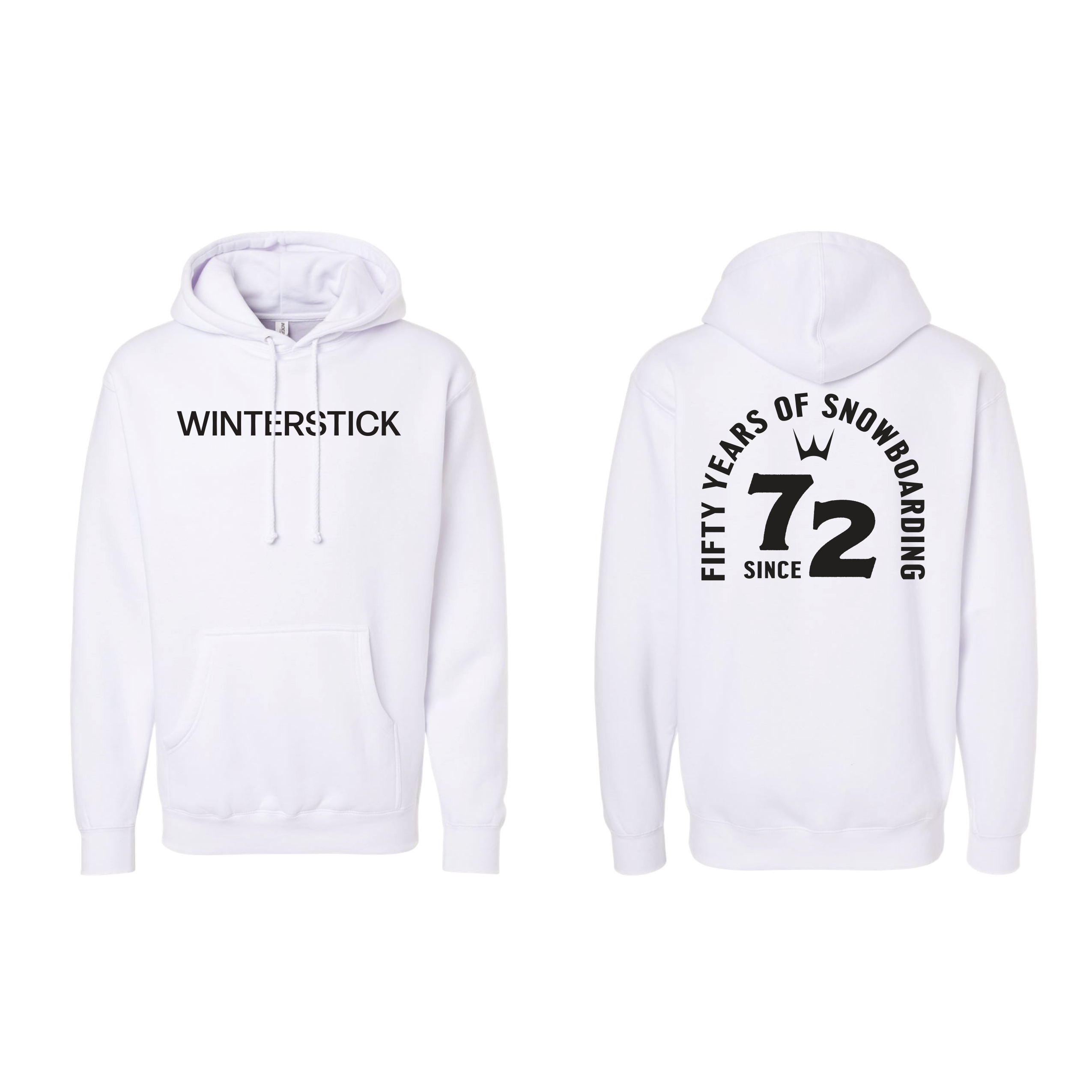 White sales snowboard hoodie